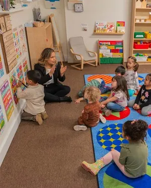 Mrs. Glenda teaching circle time lesson
